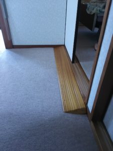 笠間市・室内スロープ工事