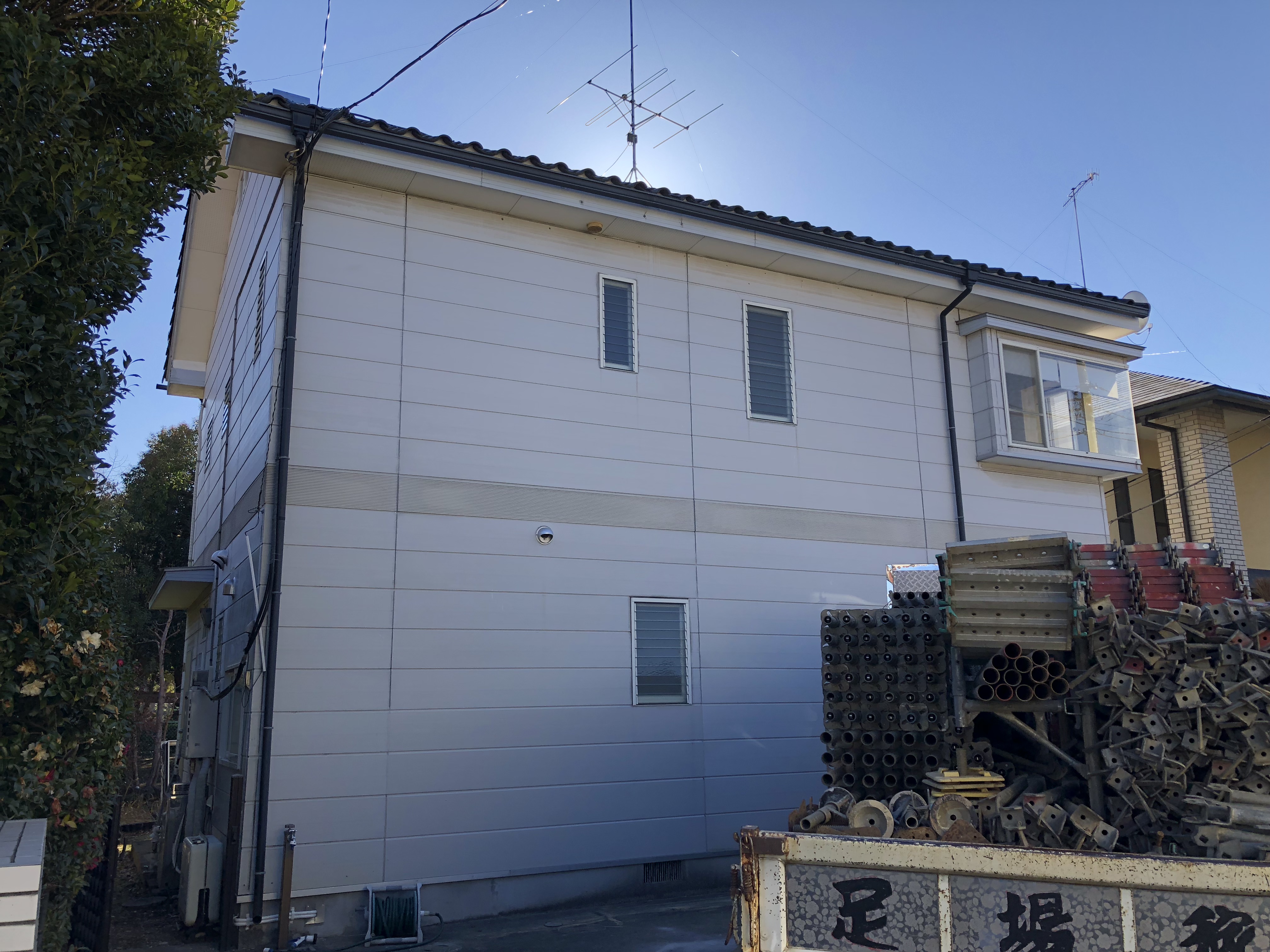 ２０１９年 初荷施工！ 2019/1/7 水戸市 外部塗装