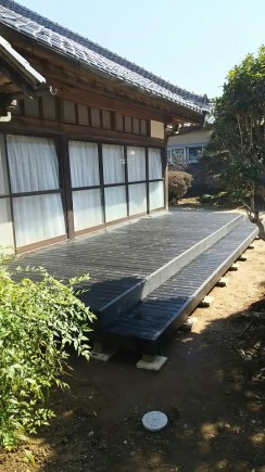 これからの季節・ウッドデッキ