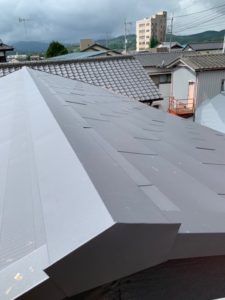 屋根施工後