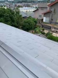 屋根施工後